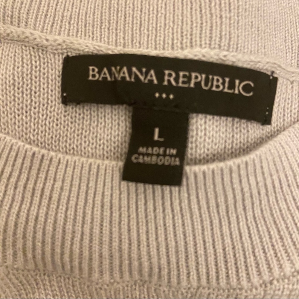 Banana Republic Gray Women's Cotton Rayon Tank Top Large. - Picture 5 of 6